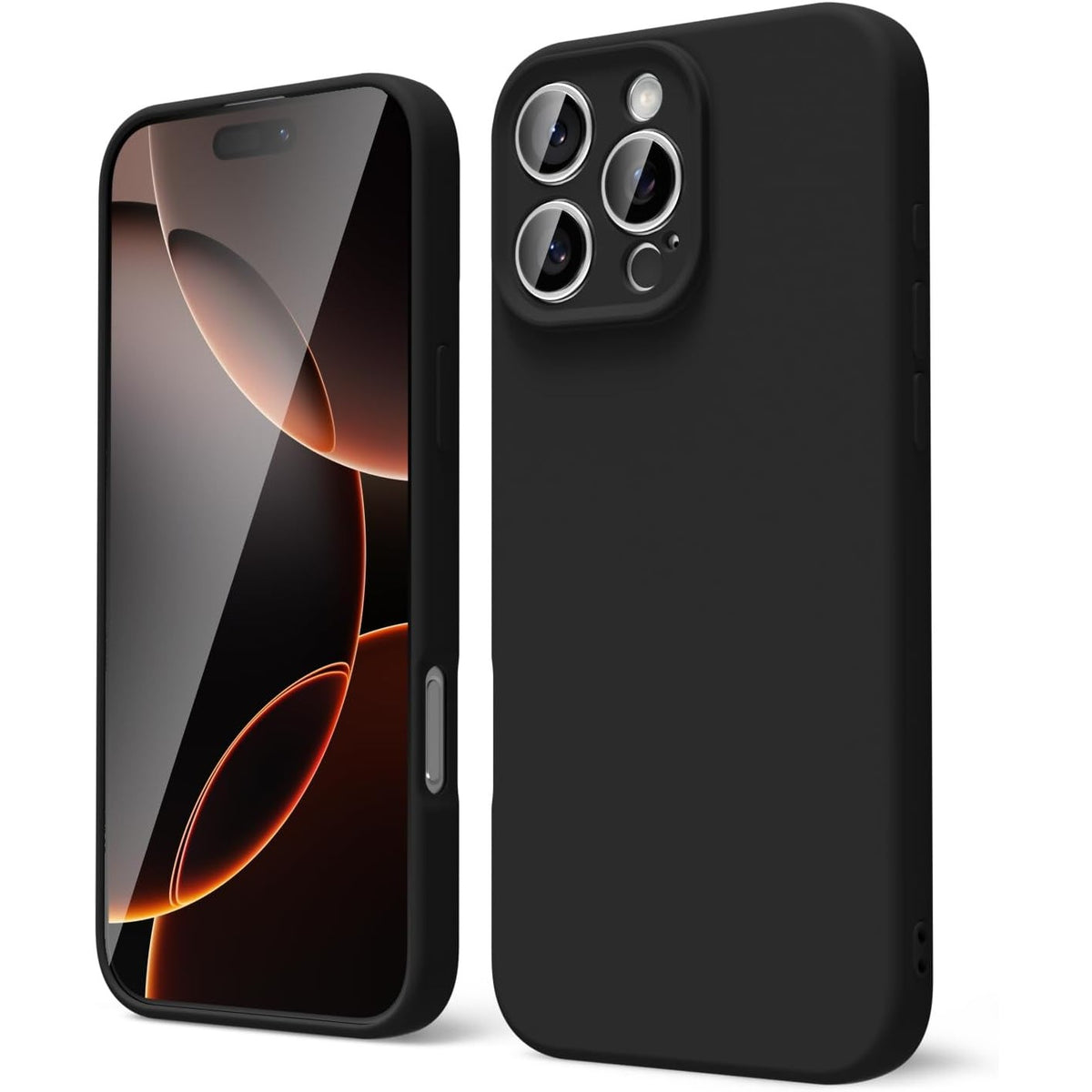 Husă iPhone 16 Pro, mată, negru