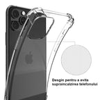 Husă iPhone 16 Pro Max, antișoc, transparent