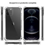 Husă iPhone 16 Pro Max, antișoc, transparent