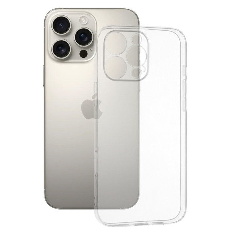 Husă iPhone 16 Pro Max, cu protecție porturi, transparent