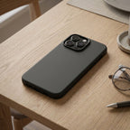 Husă iPhone 16 Pro Max, magnetică MagSafe, silicon, negru