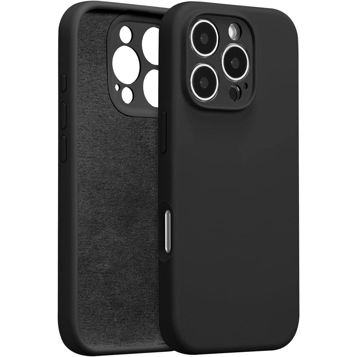 Husă iPhone 16 Pro, silicon, negru
