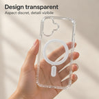 Husă iPhone 17, magnetică MagSafe, transparent