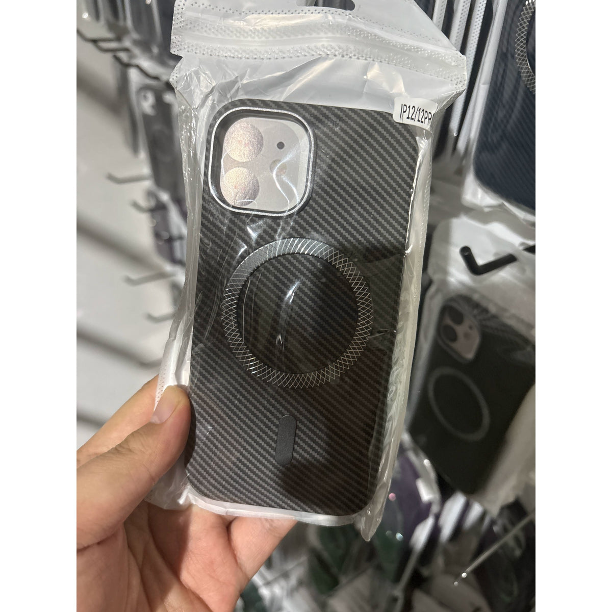 Husă iPhone 17 Pro, magnetică MagSafe, cu portcard detașabil, mov