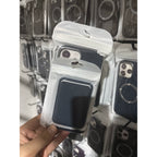 Husă iPhone 17 Pro, magnetică MagSafe, cu portcard detașabil, mov