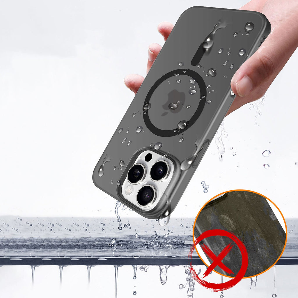 Husă iPhone 17 Pro Max, magnetică MagSafe, negru