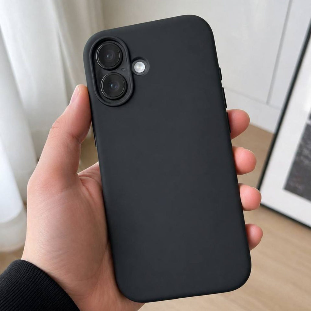 Husă iPhone 17, silicon, negru