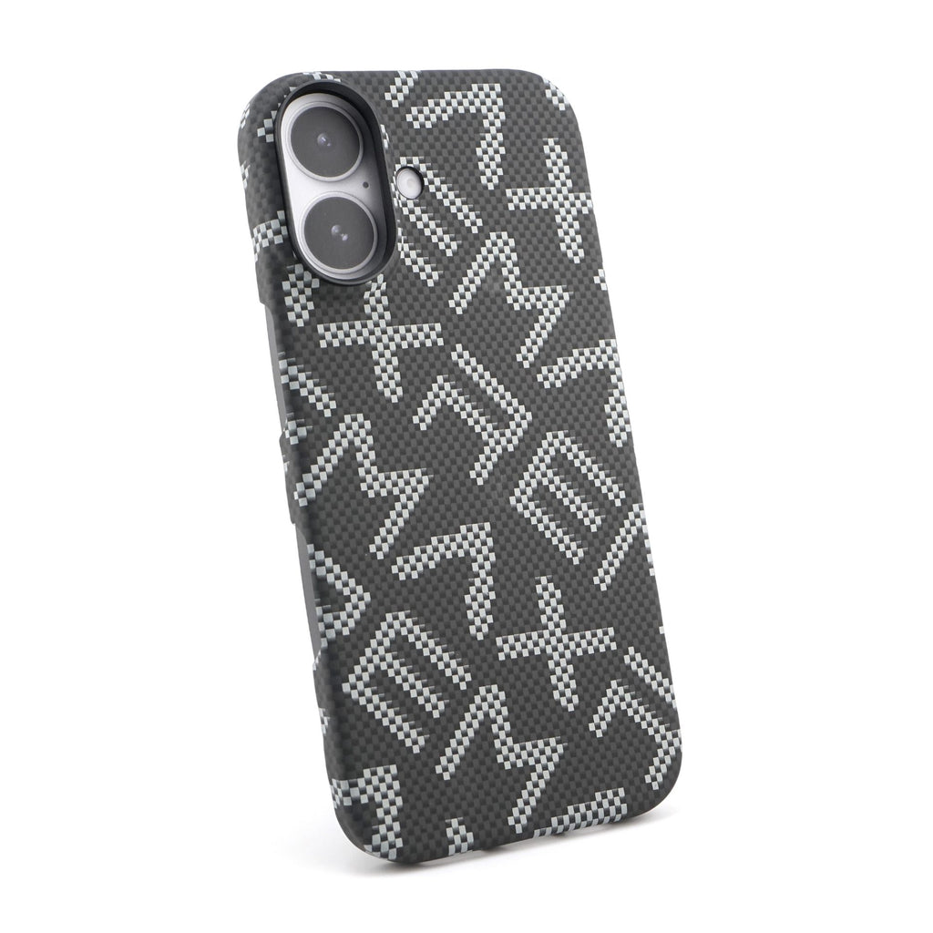 Husă iPhone 17, texturată, cu inel-suport magnetic, negru