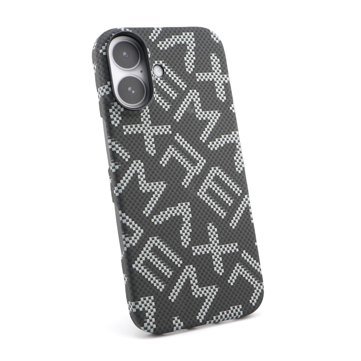 Husă iPhone 17, texturată, cu inel-suport magnetic, negru