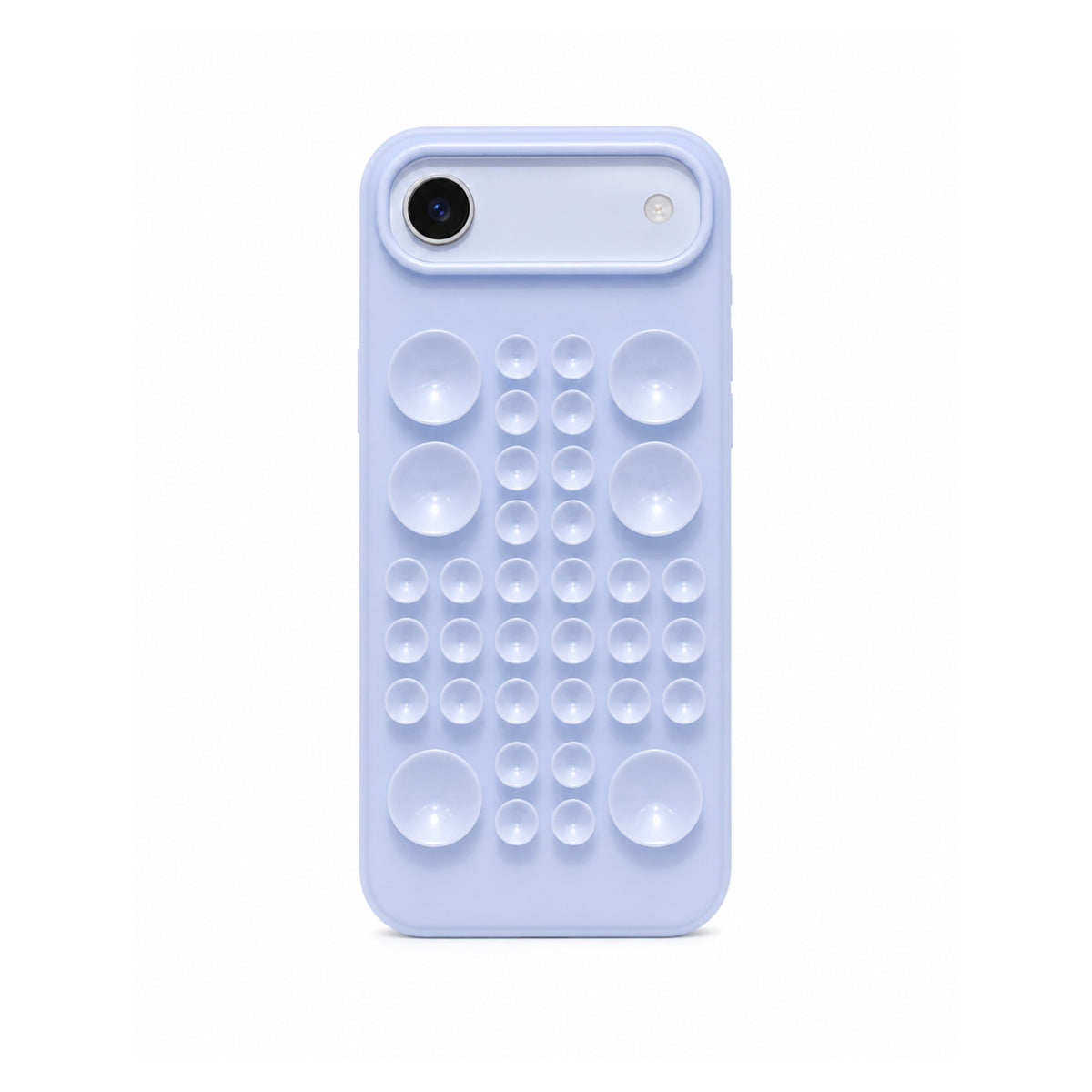 Husă iPhone Air, din silicon, cu ventuze, alb