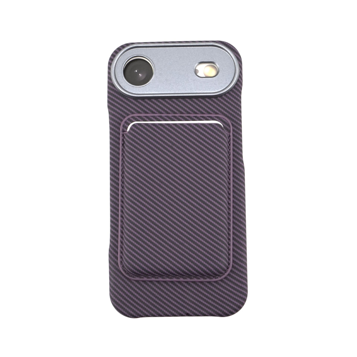 Husă iPhone Air, magnetică MagSafe, cu portcard detașabil, mov