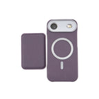 Husă iPhone Air, magnetică MagSafe, cu portcard detașabil, mov
