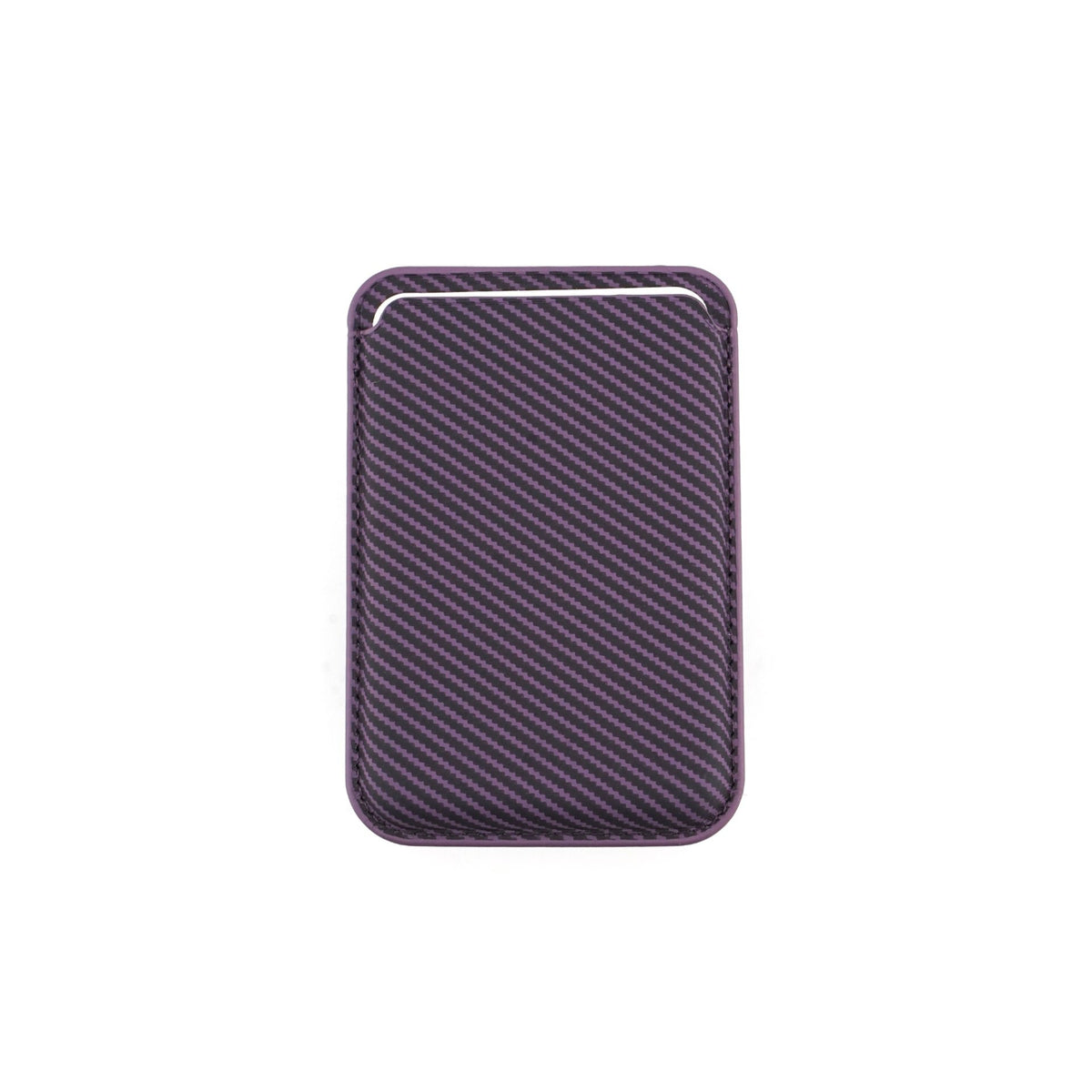 Husă iPhone Air, magnetică MagSafe, cu portcard detașabil, mov