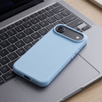 Husă iPhone Air, silicon, albastru deschis