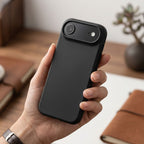 Husă iPhone Air, silicon, negru