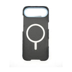 Husă iPhone Air, texturată, cu inel-suport magnetic, albastru