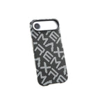 Husă iPhone Air, texturată, cu inel-suport magnetic, negru