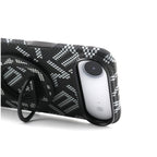 Husă iPhone Air, texturată, cu inel-suport magnetic, negru