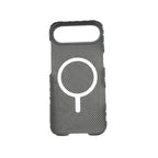 Husă iPhone Air, texturată, cu inel-suport magnetic, negru