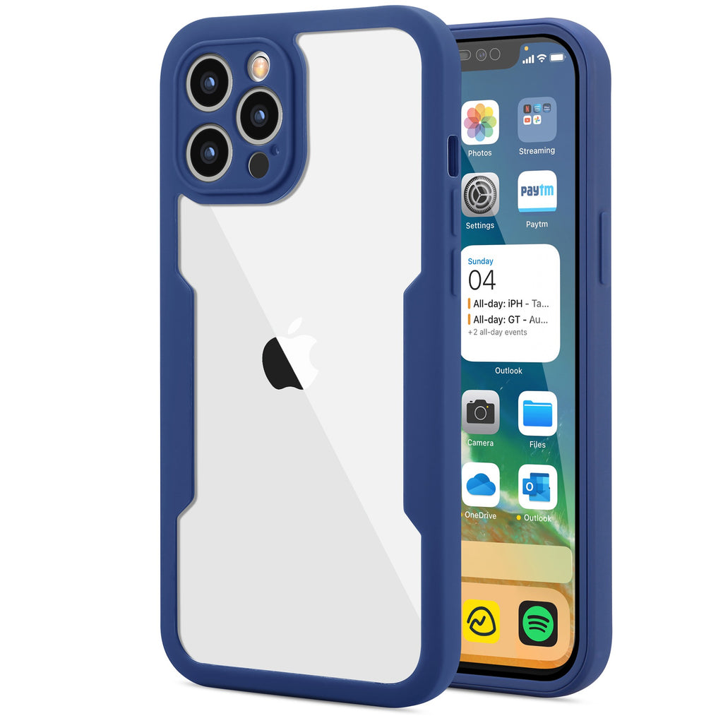 Husă Samsung Galaxy A02s / A03s, 360° ultra-rezistentă, albastru