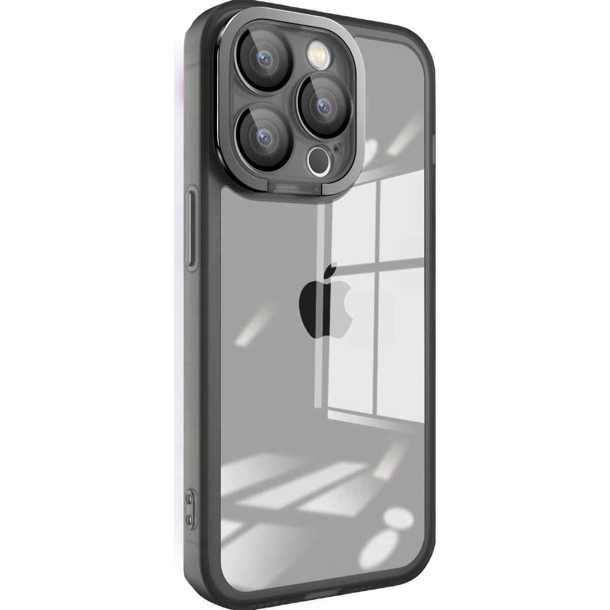 Husă Samsung Galaxy A02s / A03s, cu inel-suport, negru