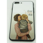 Husă Samsung Galaxy A02s / A03s, din sticlă, cu imprimeu, lovin the mom