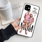 Husă Samsung Galaxy A02s / A03s, din sticlă, cu imprimeu, mama of drama