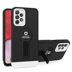 Husă Samsung Galaxy A02s / A03s, tip armură, negru/alb