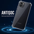Husă Samsung Galaxy A03, antișoc, transparent