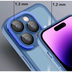 Husă Samsung Galaxy A03, cu inel-suport, albastru