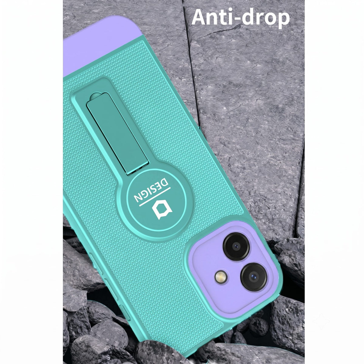 Husă Samsung Galaxy A03, tip armură, albastru/mov