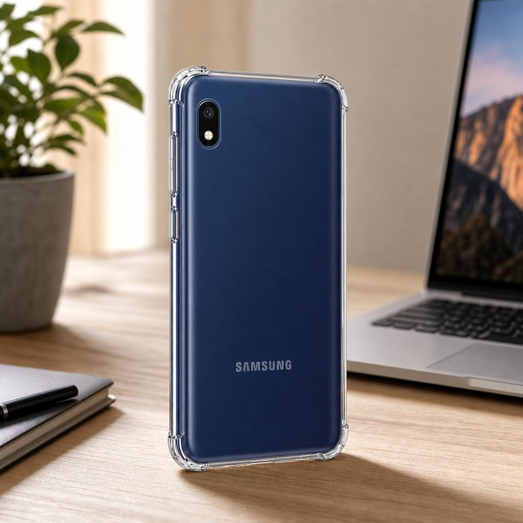 Husă Samsung Galaxy A10, antișoc, transparent