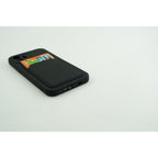 Husă Samsung Galaxy A12, cu buzunar pentru card, negru