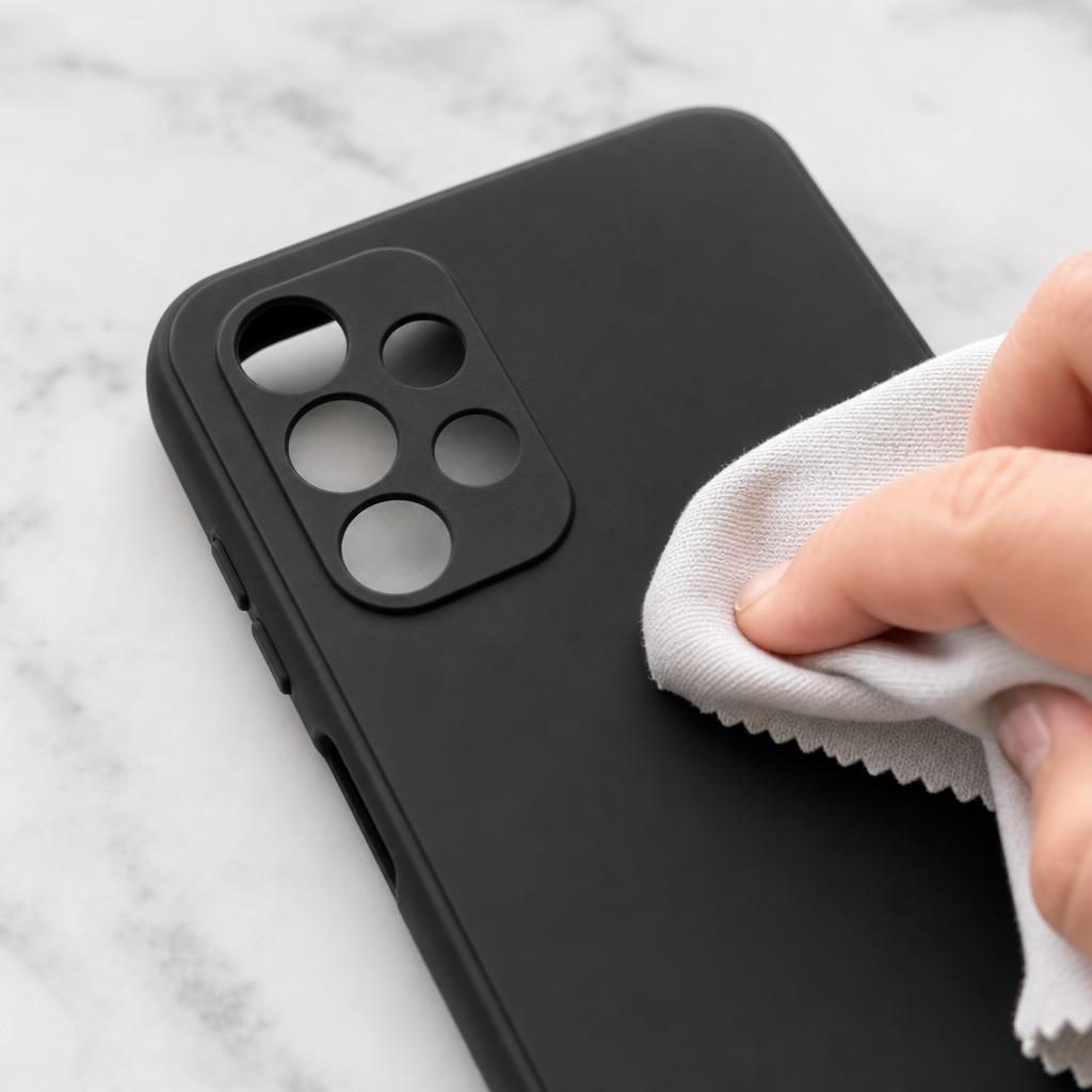 Husă Samsung Galaxy A13 4G, silicon, negru