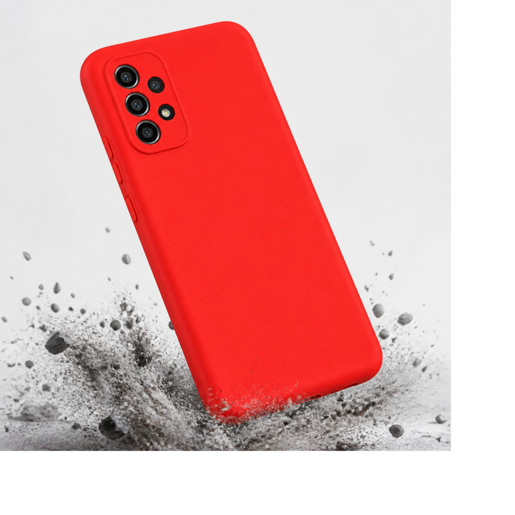 Husă Samsung Galaxy A13 4G, silicon, roșu