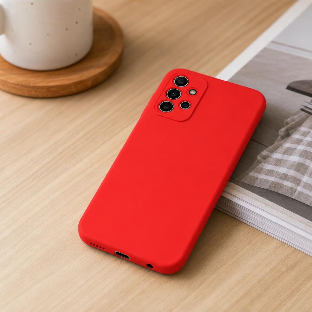 Husă Samsung Galaxy A13 4G, silicon, roșu