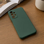 Husă Samsung Galaxy A13 4G, silicon, verde închis