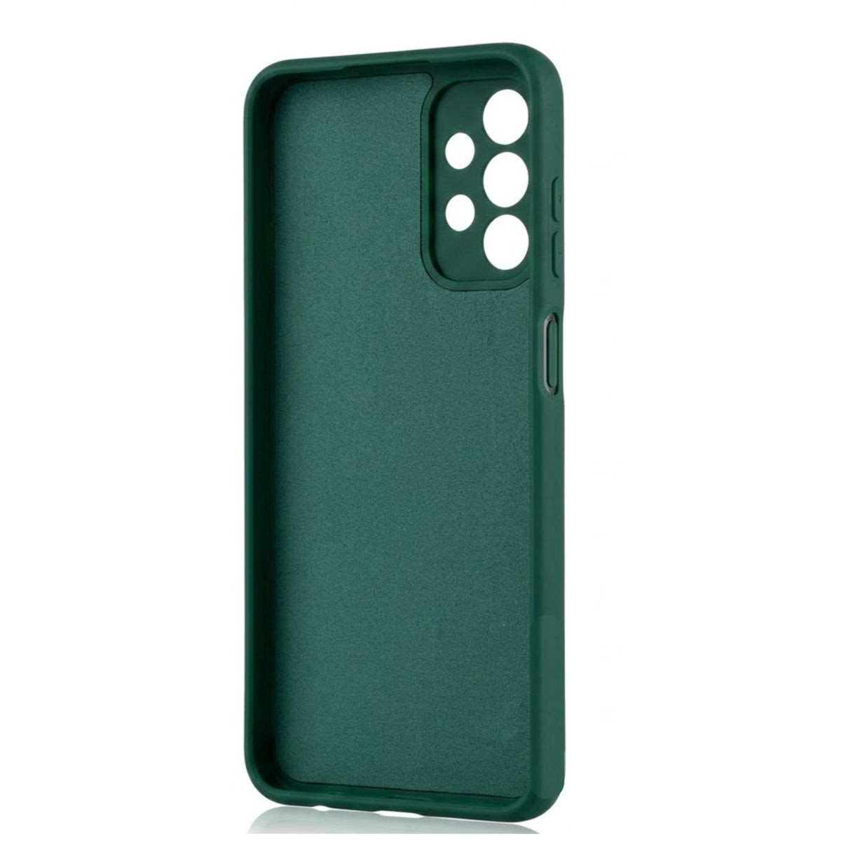 Husă Samsung Galaxy A13 4G, silicon, verde închis