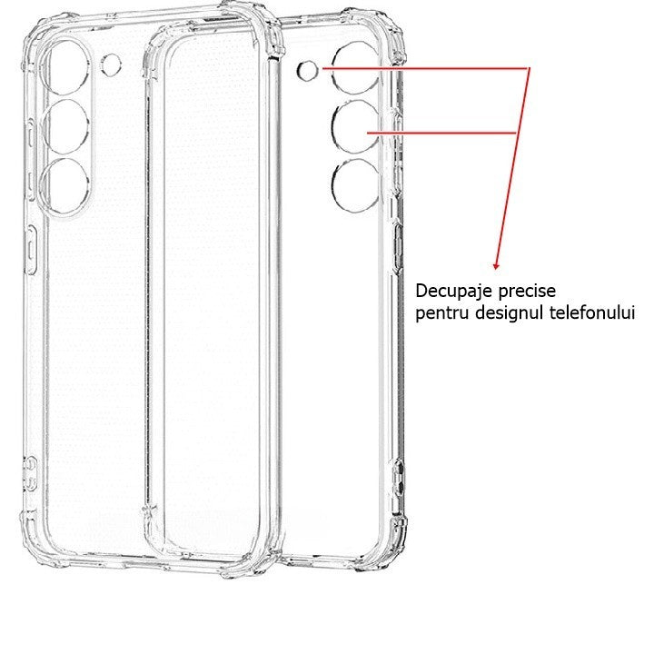 Husă Samsung Galaxy A13 5G / A04s, antișoc, transparent
