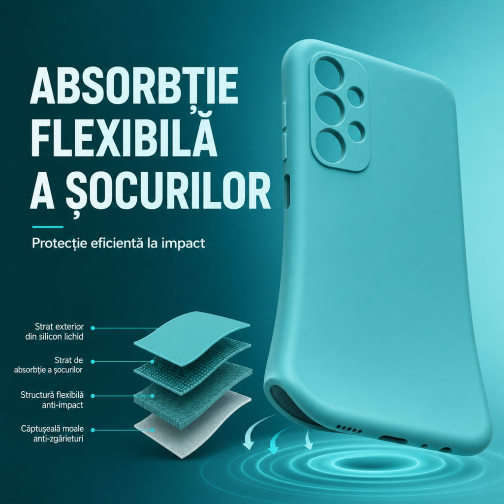 Husă Samsung Galaxy A13 5G / A04s, silicon, albastru deschis