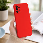 Husă Samsung Galaxy A13 5G / A04s, silicon, roșu
