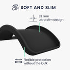Husă Samsung Galaxy A15 / A15 5G, mată, negru