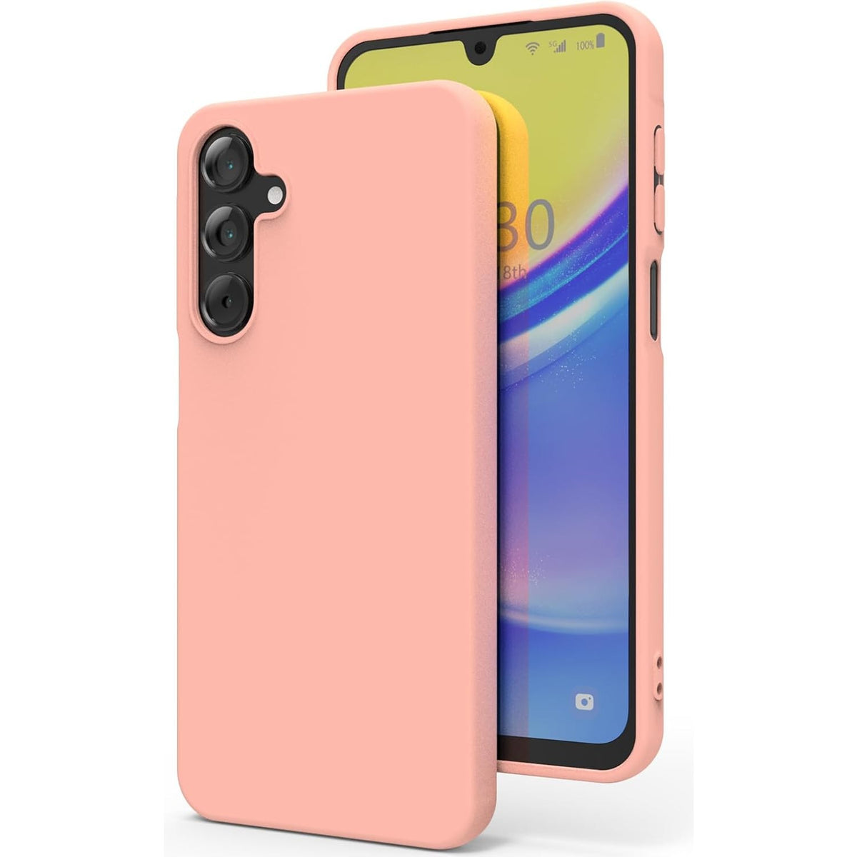 Husă Samsung Galaxy A15 / A15 5G, mată, roz