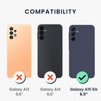 Husă Samsung Galaxy A15 / A15 5G, mată, roz