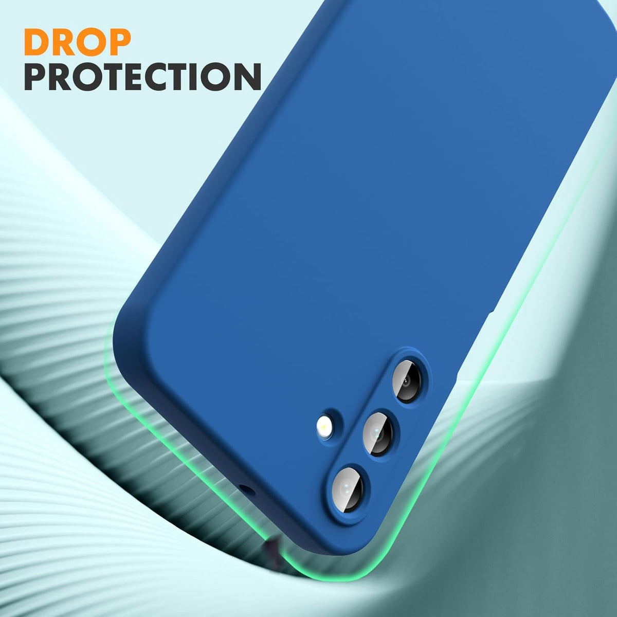 Husă Samsung Galaxy A15 / A15 5G, silicon, albastru