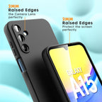 Husă Samsung Galaxy A15 / A15 5G, silicon, negru