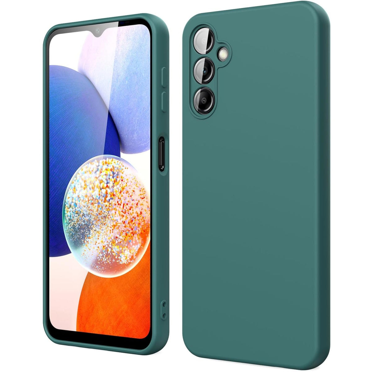 Husă Samsung Galaxy A15 / A15 5G, silicon, verde