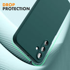 Husă Samsung Galaxy A15 / A15 5G, silicon, verde