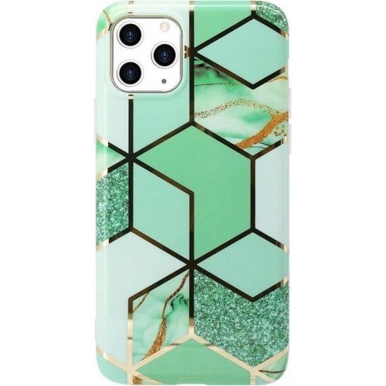 Husă Samsung Galaxy A20e, marmorată, verde