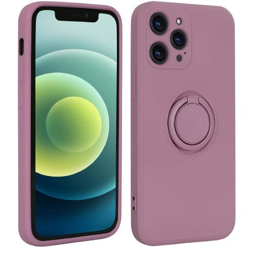 Husă Samsung Galaxy A20e, silicon cu inel, mov